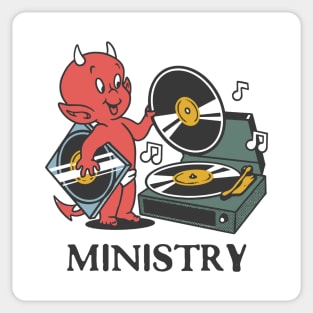 ministry devil record Sticker